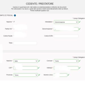 Modulo documenti