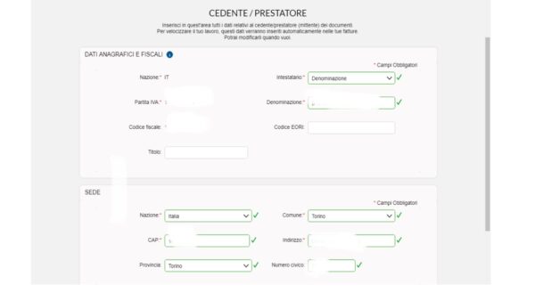 Modulo documenti